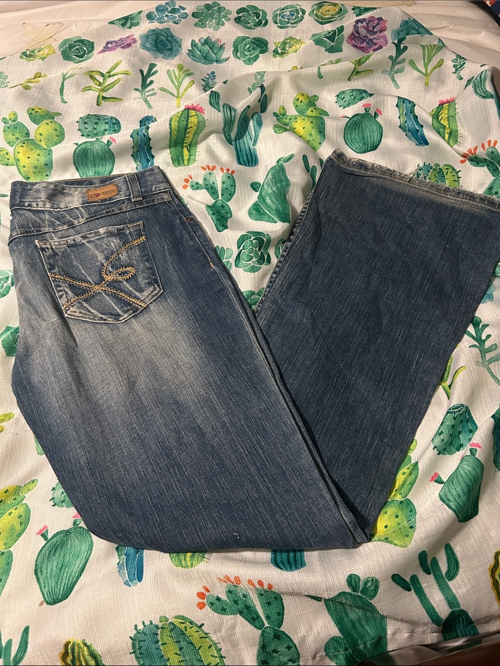 BKE Women's Blue Boot Cut Jeans